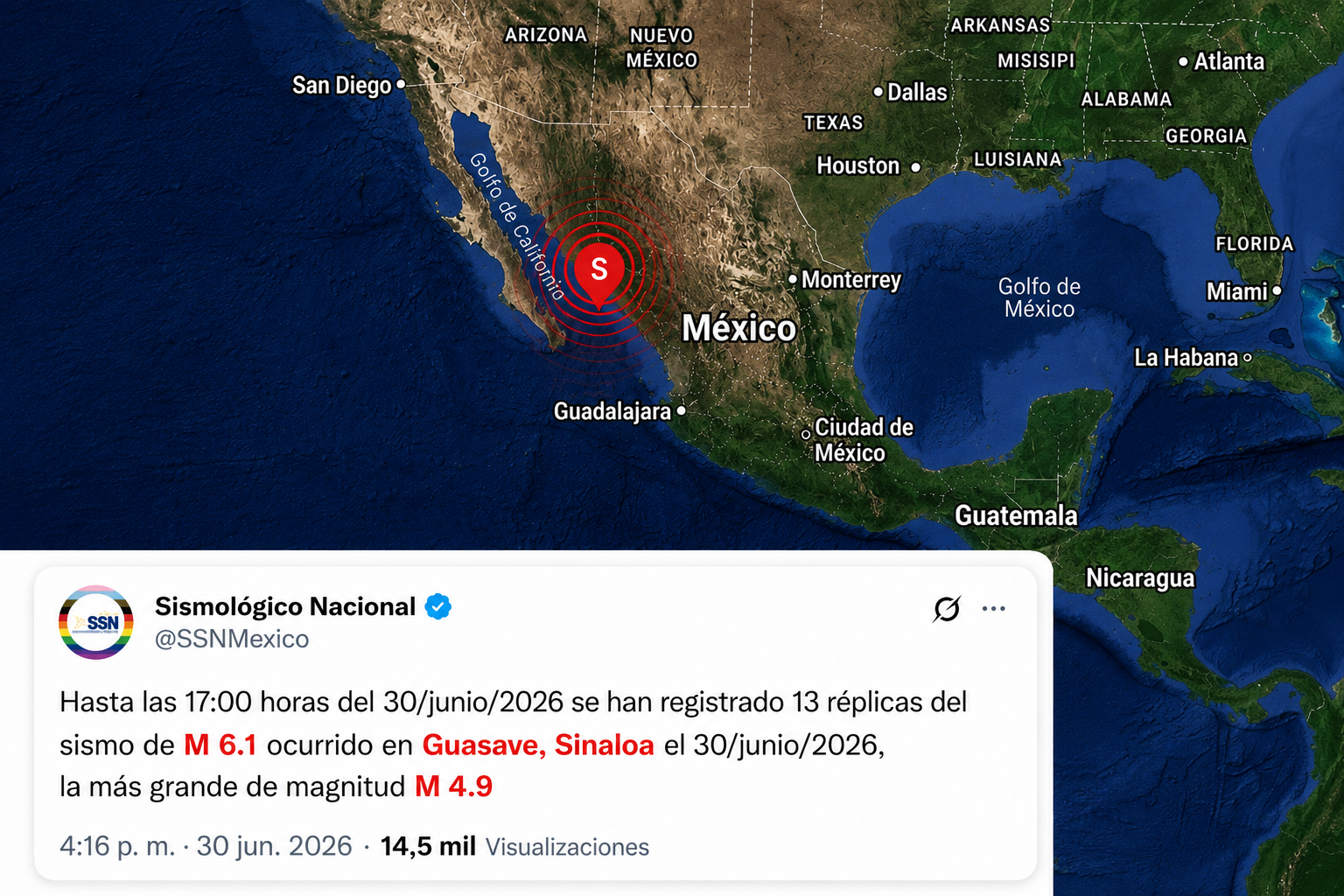 Sismo Guasave
