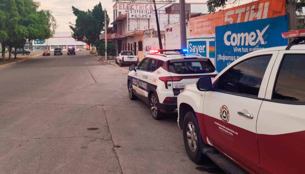 Unidad de tránsito y PC en Culiacán