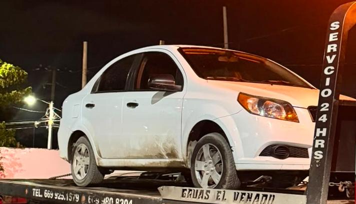 Unidad recuperada en Mazatlán