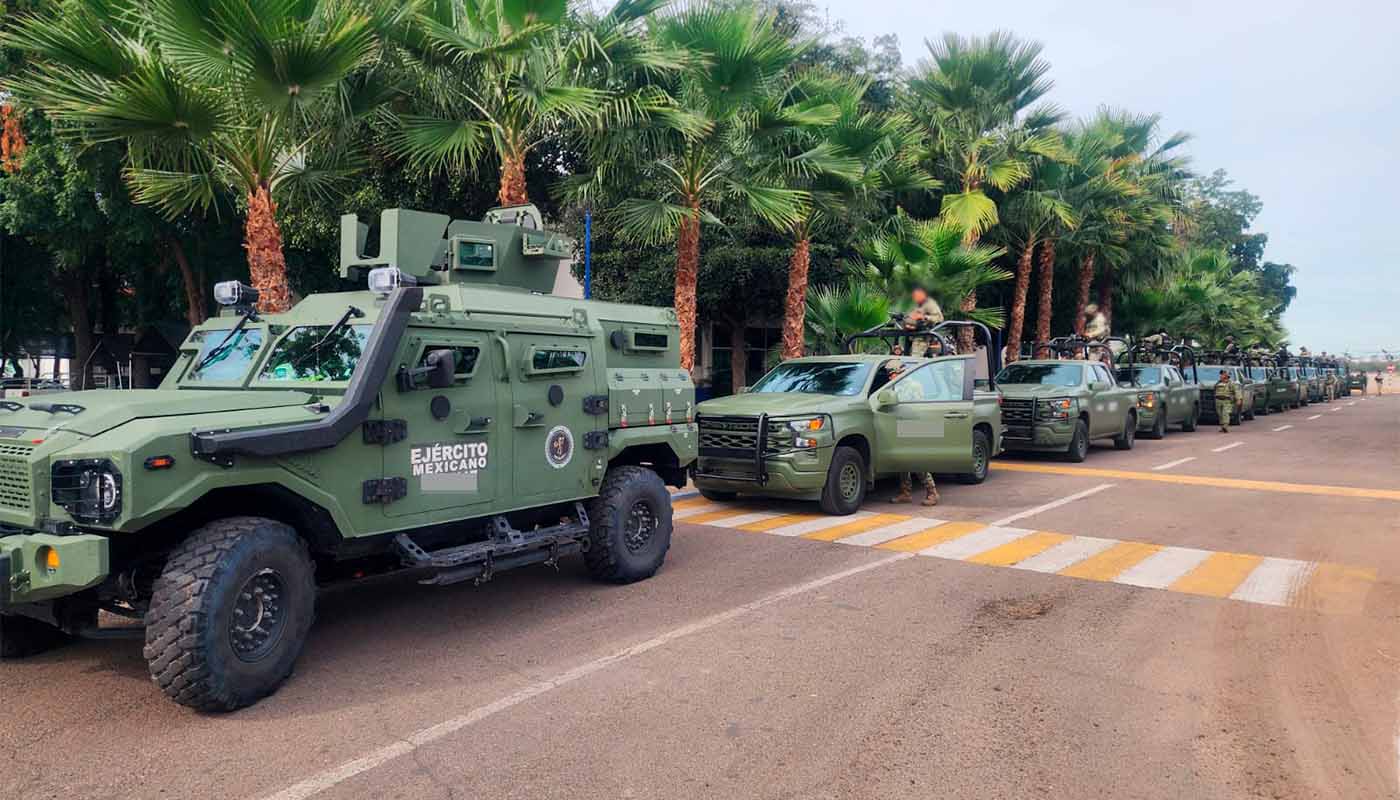 Unidades y elementos del Ejército Mexicano en Sinaloa