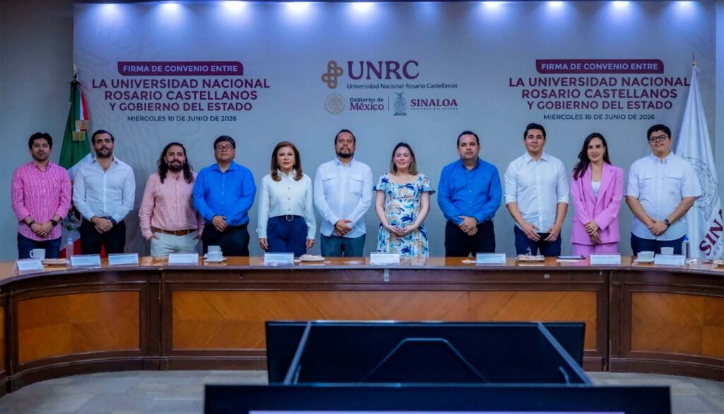Universidad Rosario Castellanos firma convenio con Sinaloa