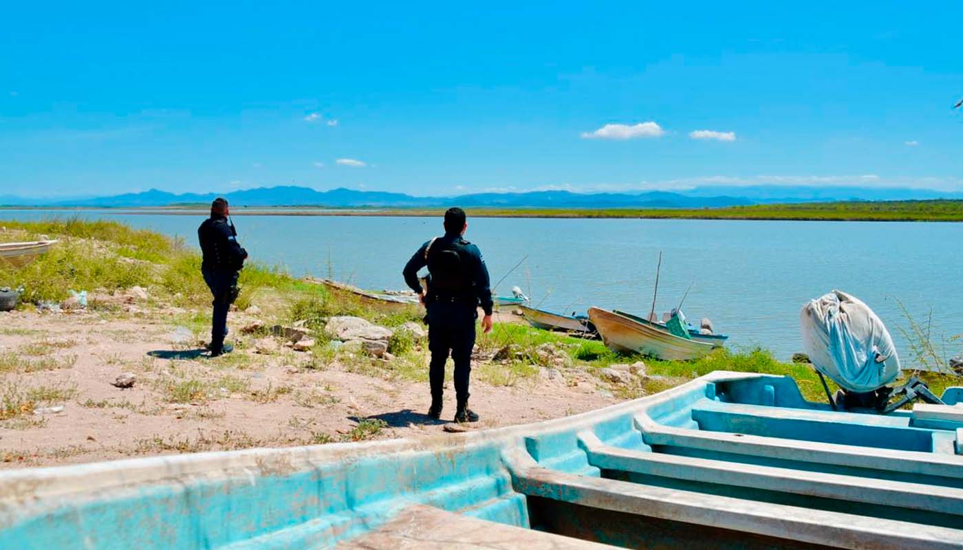 Vigilancia en presa Eustaquio Buelna