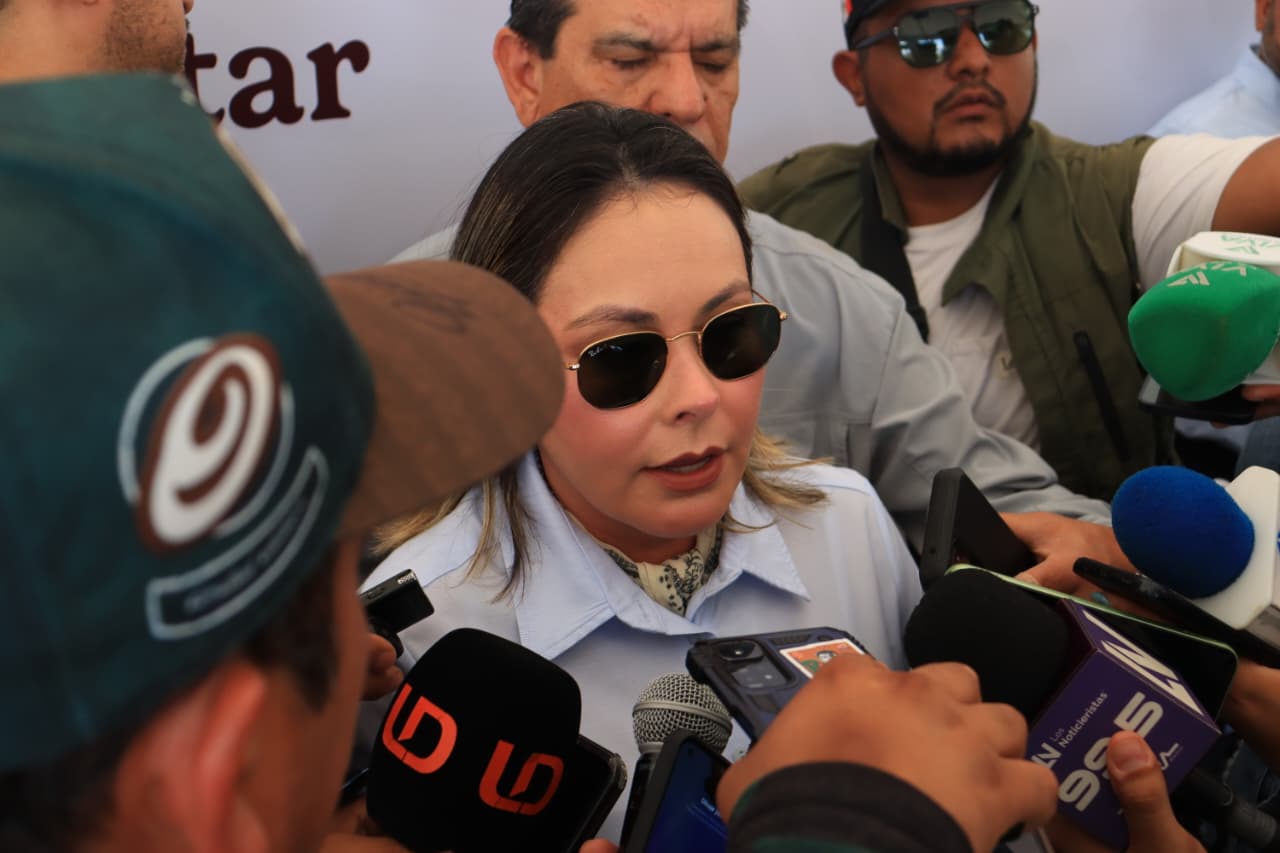 La gobernadora de Sinaloa, Yeraldine Bonilla Valverde