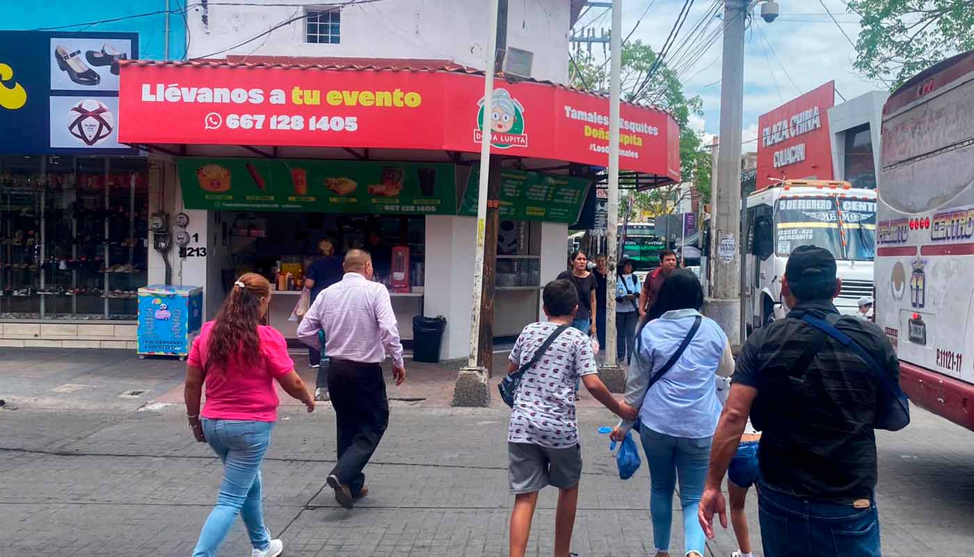 Zona comercial en Culiacán, Sinaloa