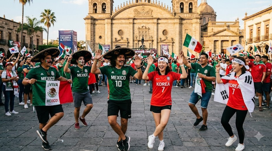 Fanáticos de México y los de Corea del Sur bailarán al ritmo del Gangnam Style.
