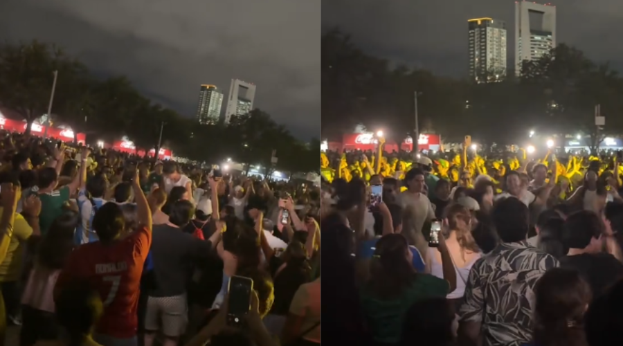Aficionados bailan al ritmo del 