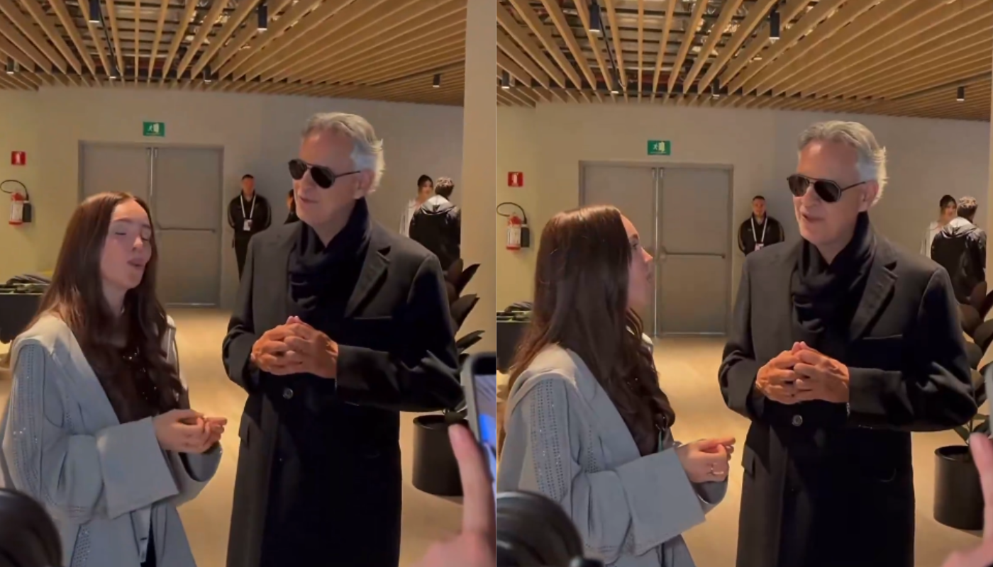 Andrea Bocelli y Belinda interpretan 