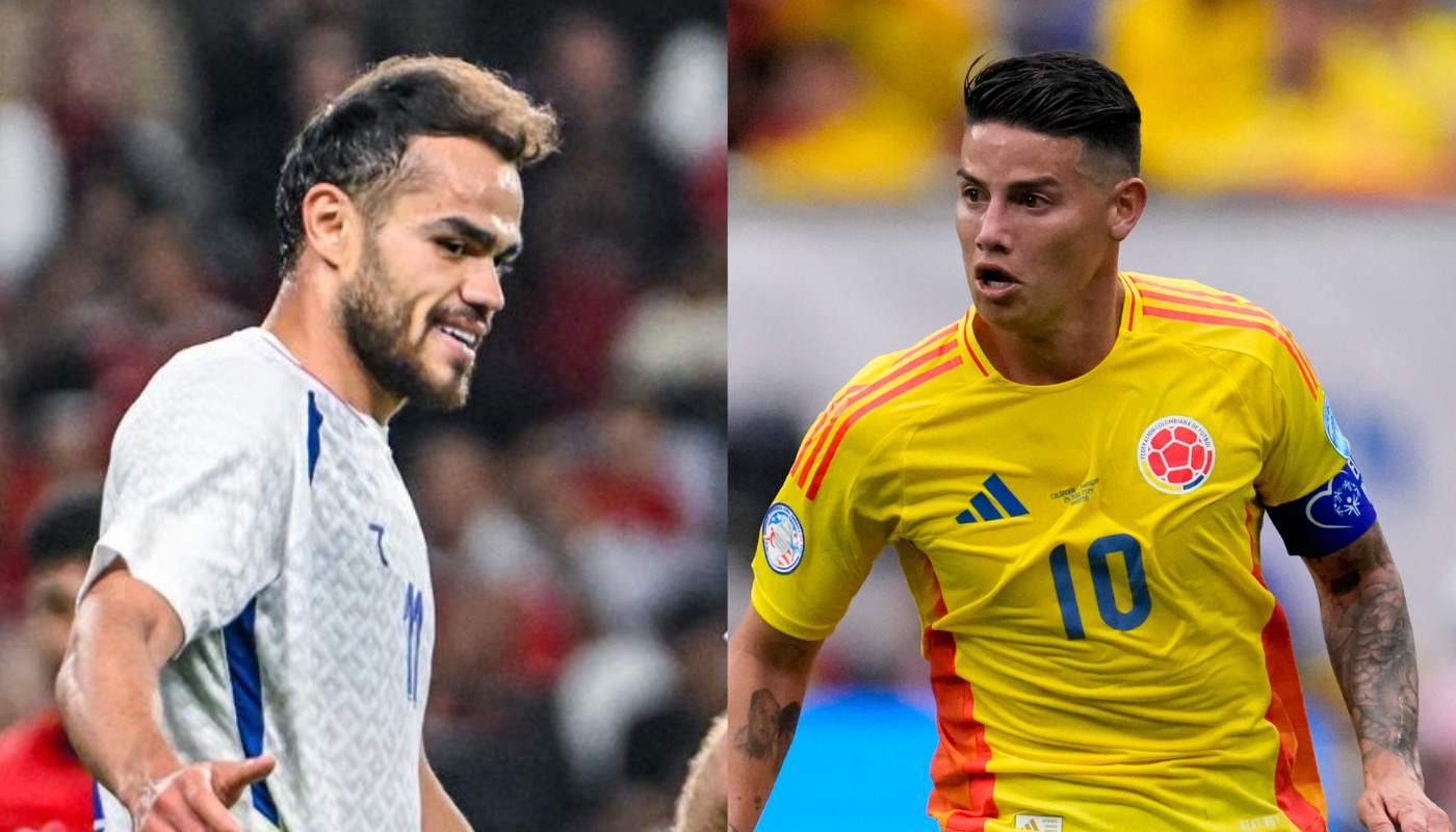 Futbolistas de Colombia y Uzbekistán