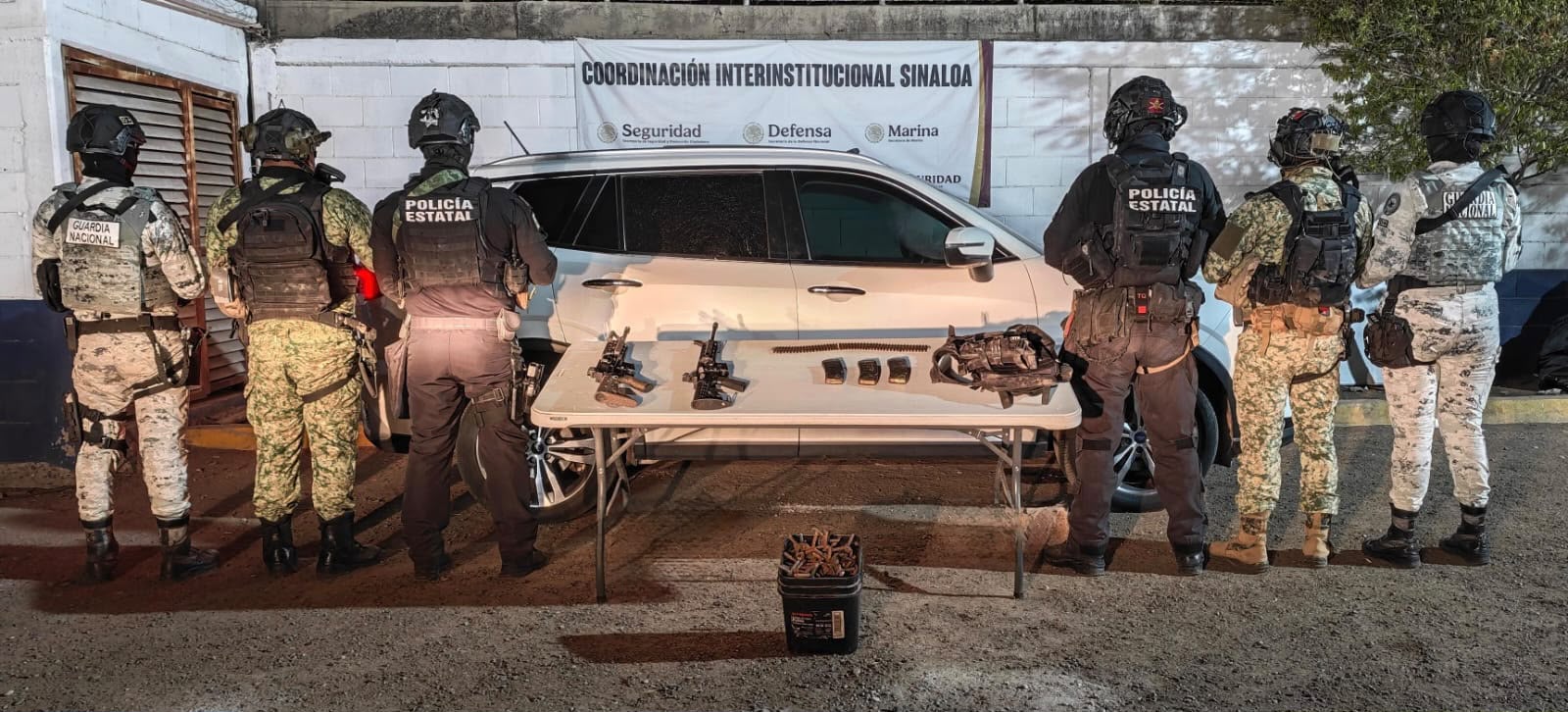 Autoridades aseguraron un vehículo y armas tras despliegue por balacera en La Conquista