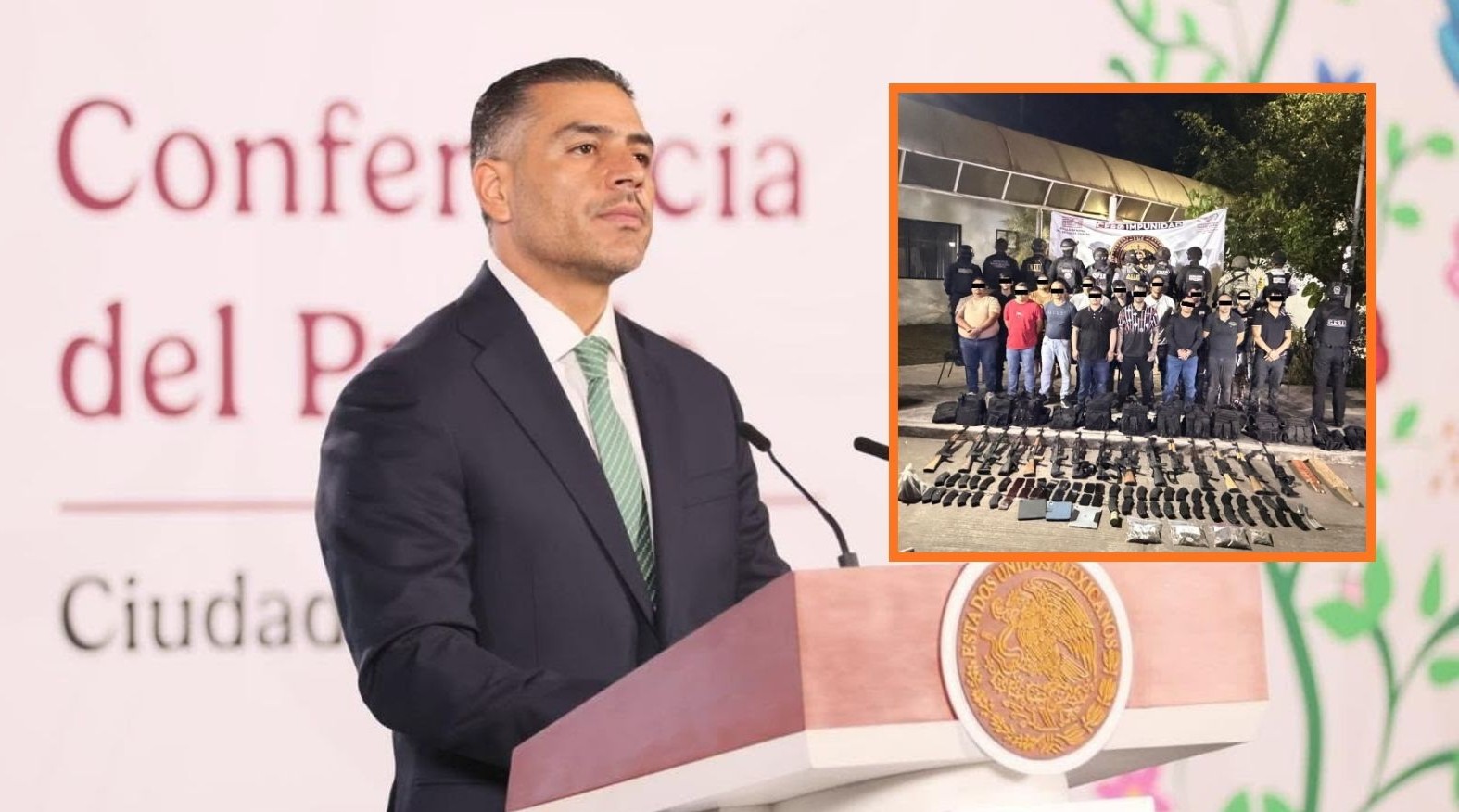 El secretario de Seguridad y Protección Ciudadana (SSPC), Omar García Harfuch.