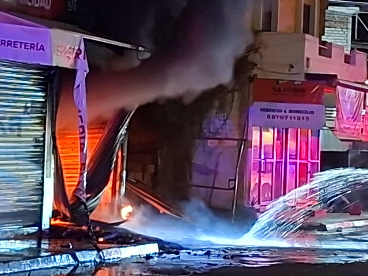 incendio Ferreteria