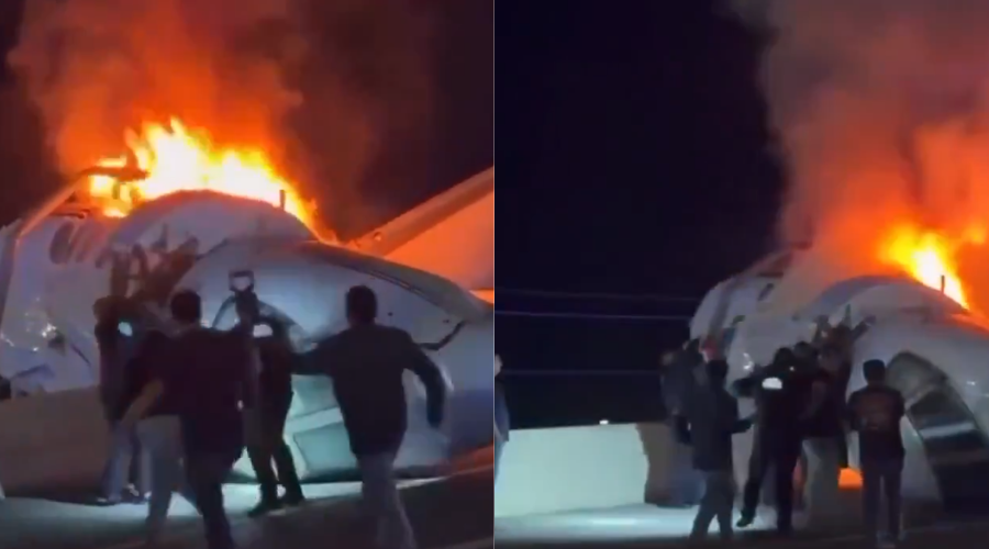 Jet privado que salió de Los Cabos se estrella en Texas.