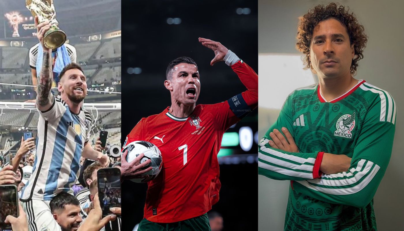 Lionel Messi, Cristiano Ronaldo y Memo Ochoa