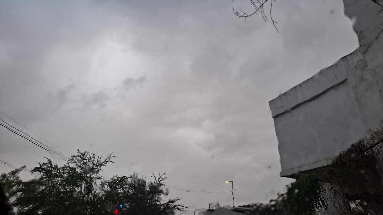 cielo nublado