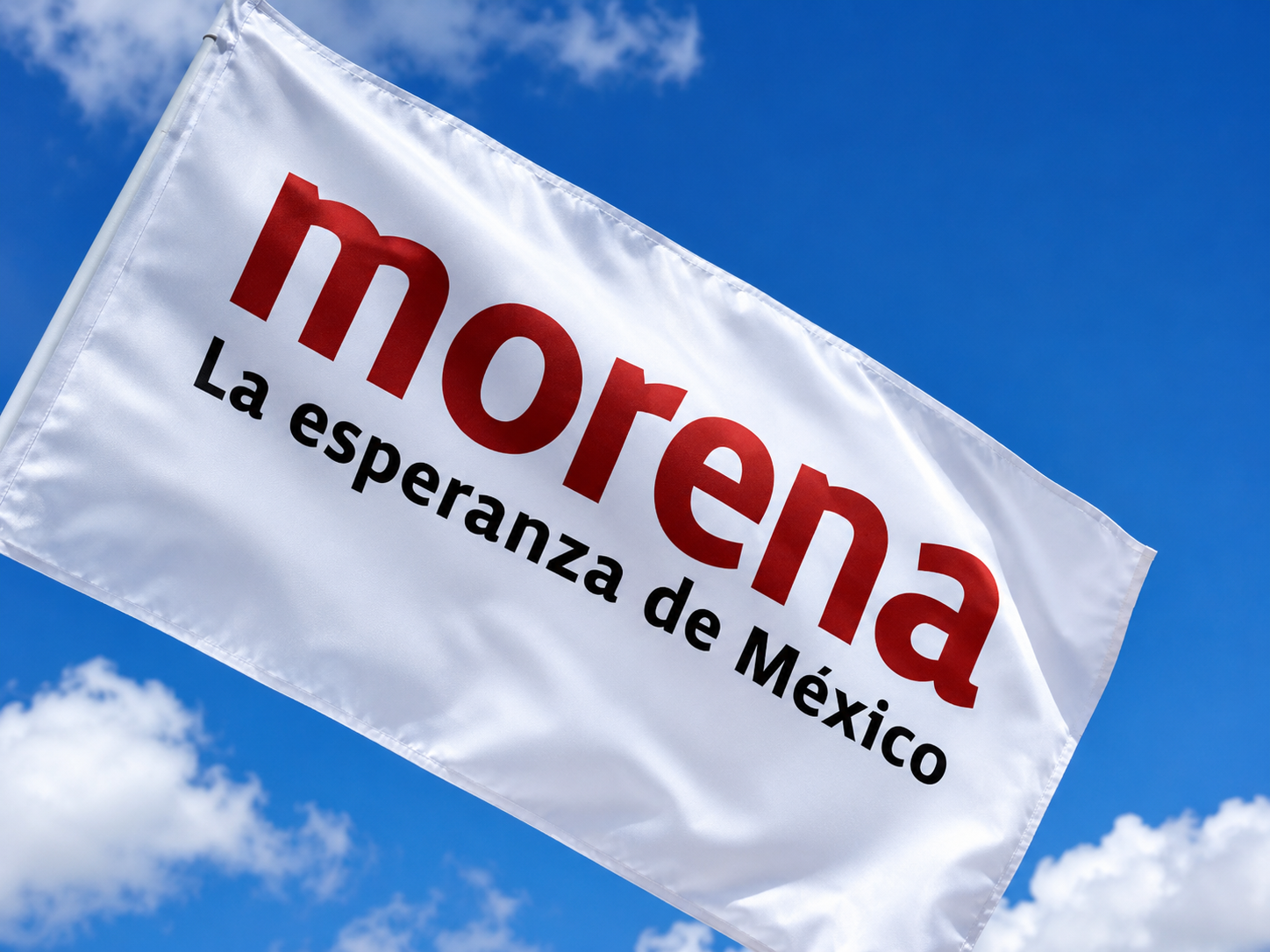 Bandera de Morena