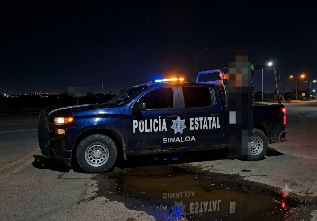 Patrulla de la Policía Estatal de Sinaloa