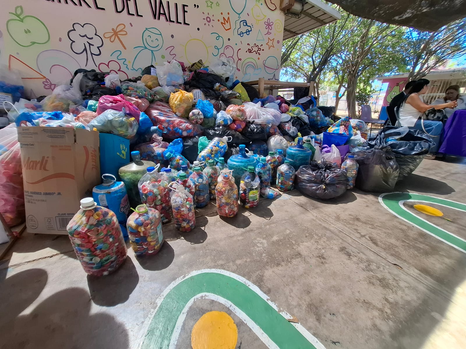 Donación de tapas para niña enferma de Leucemia
