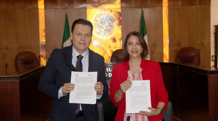 Firma de colaboración entre Teesin y Secretaría del Sistema Anticorrupción