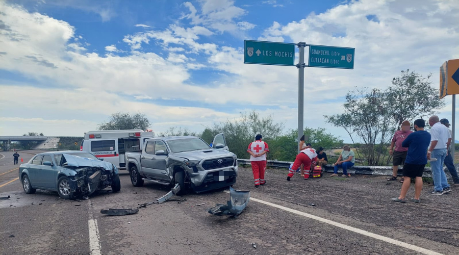 accidentes automovilísticos en la carretera Internacional México 15 