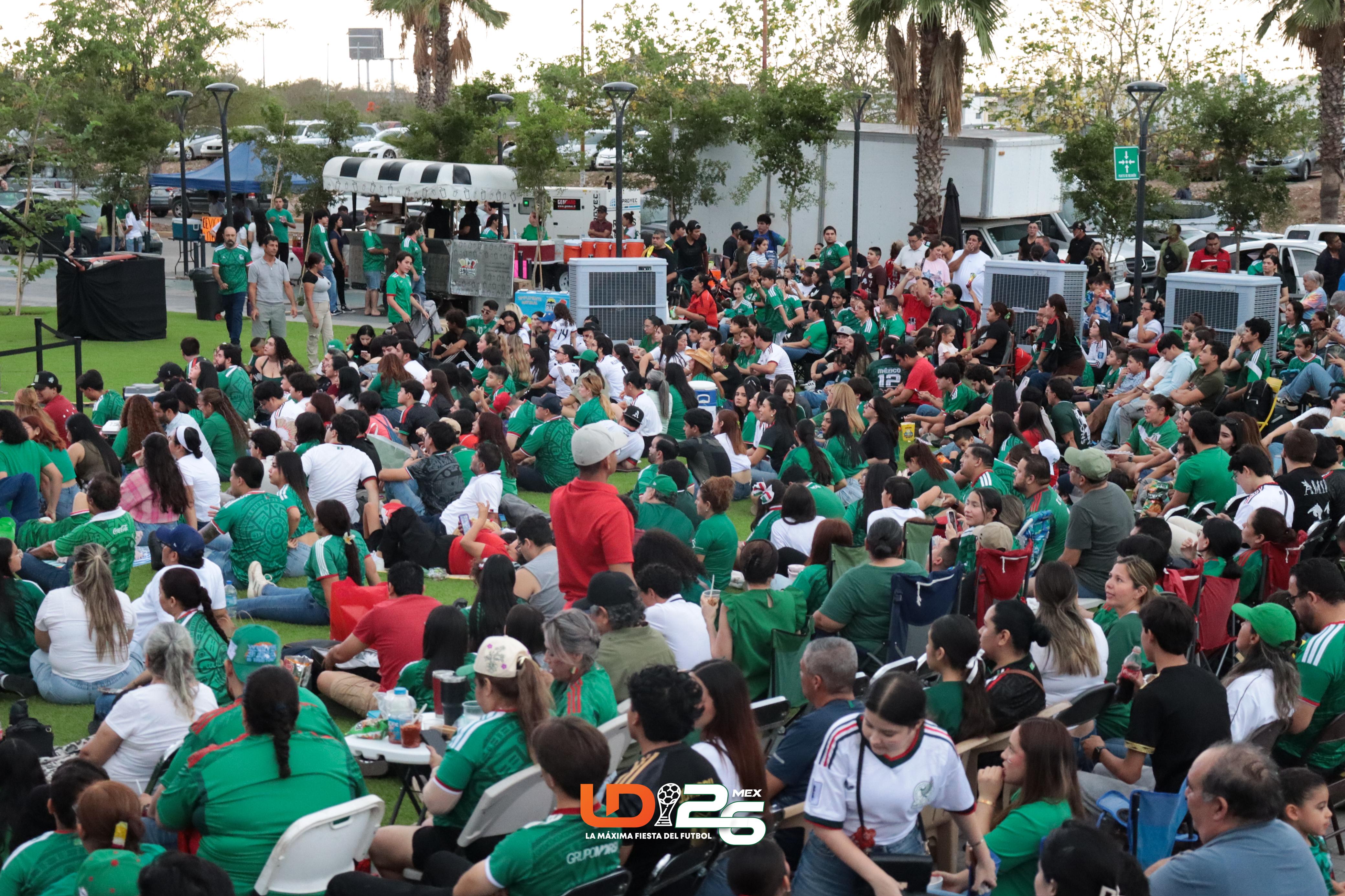 Abarrotan espacios para ver el México vs Inglaterra