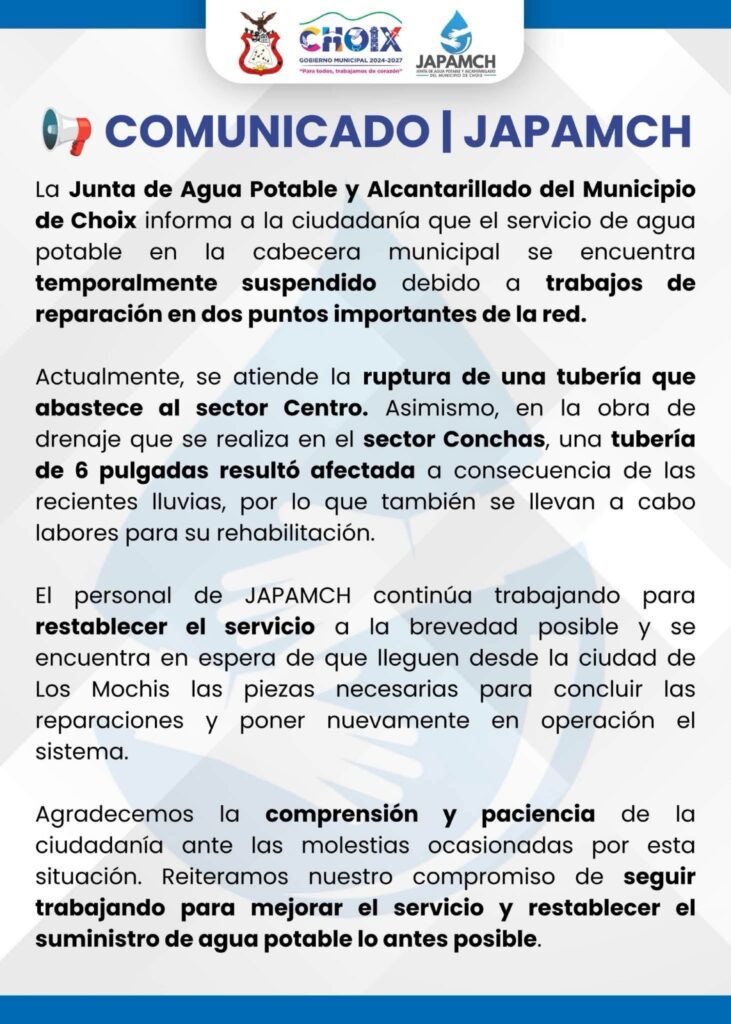 Aviso de Japach