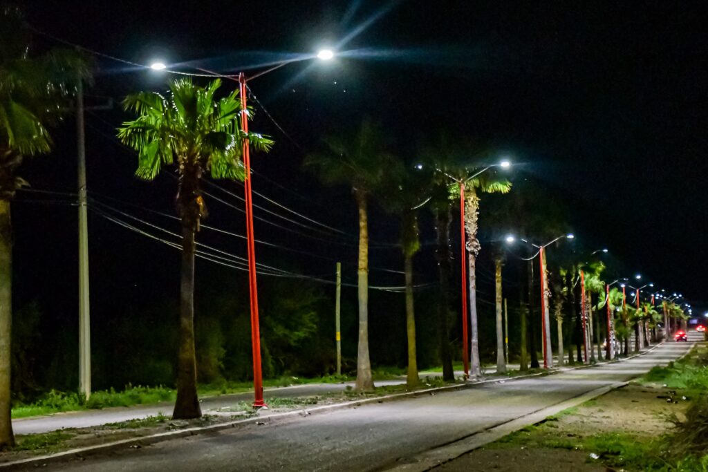 Alumbrado público con luces led
