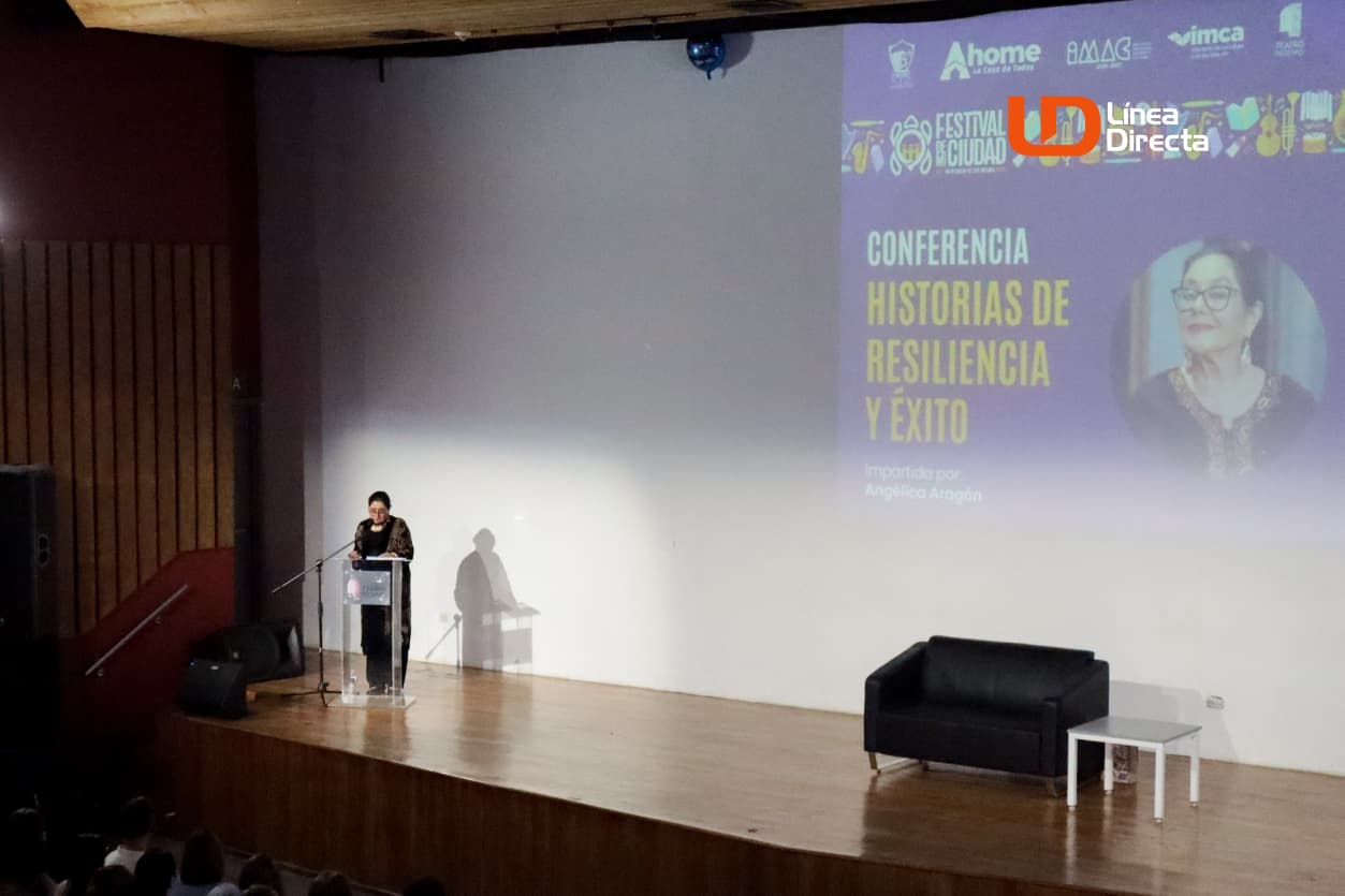 Angelica Aragón comparte historias de resiliencia y éxito en el Festival de Mi Ciudad