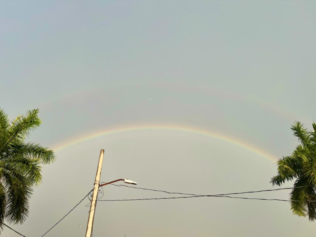 Arcoíris en el cielo