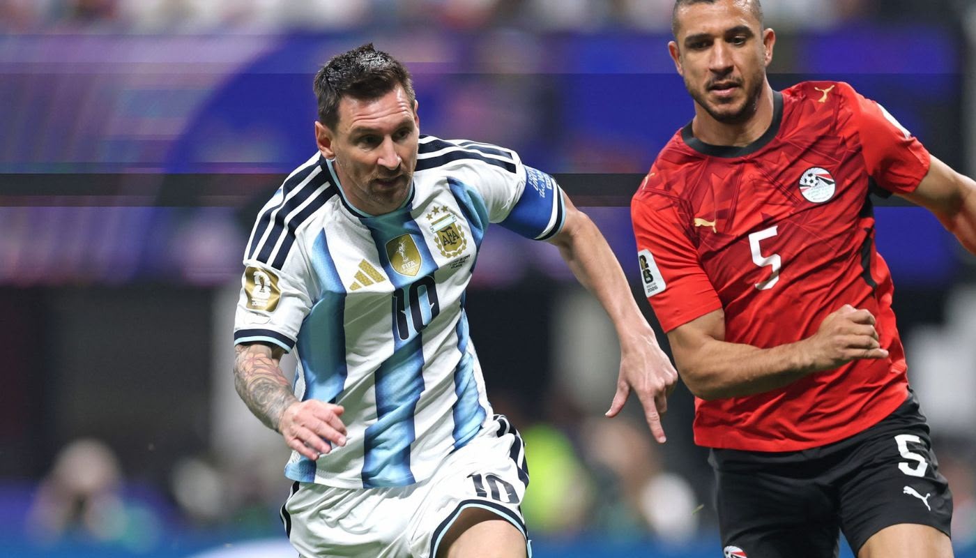 Lionel Messi y Ramy Rabia