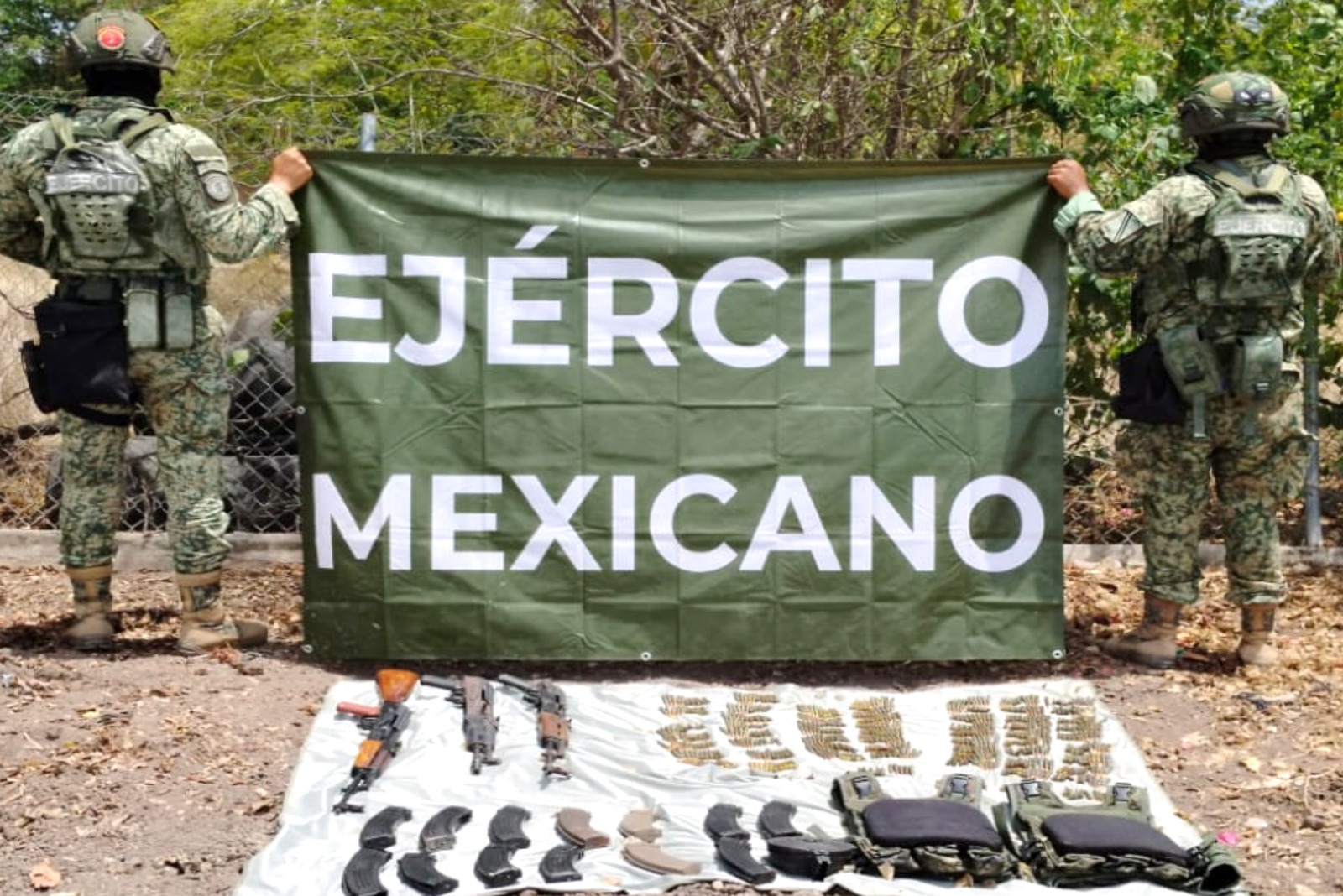Aseguramiento Ejército Mexicano