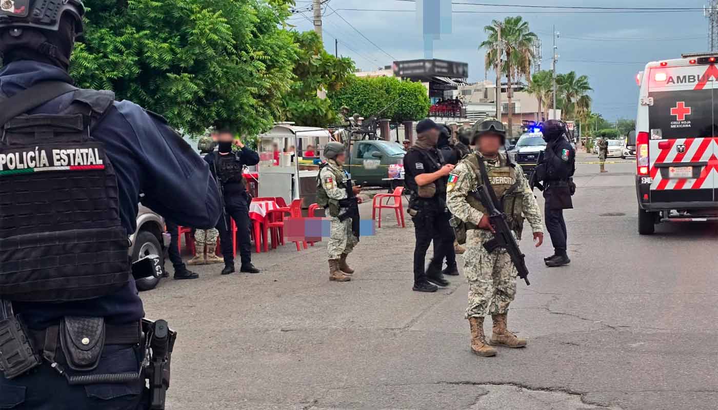 Asesinan a Jorge y lesionan a trabajador de taquería en Culiacán