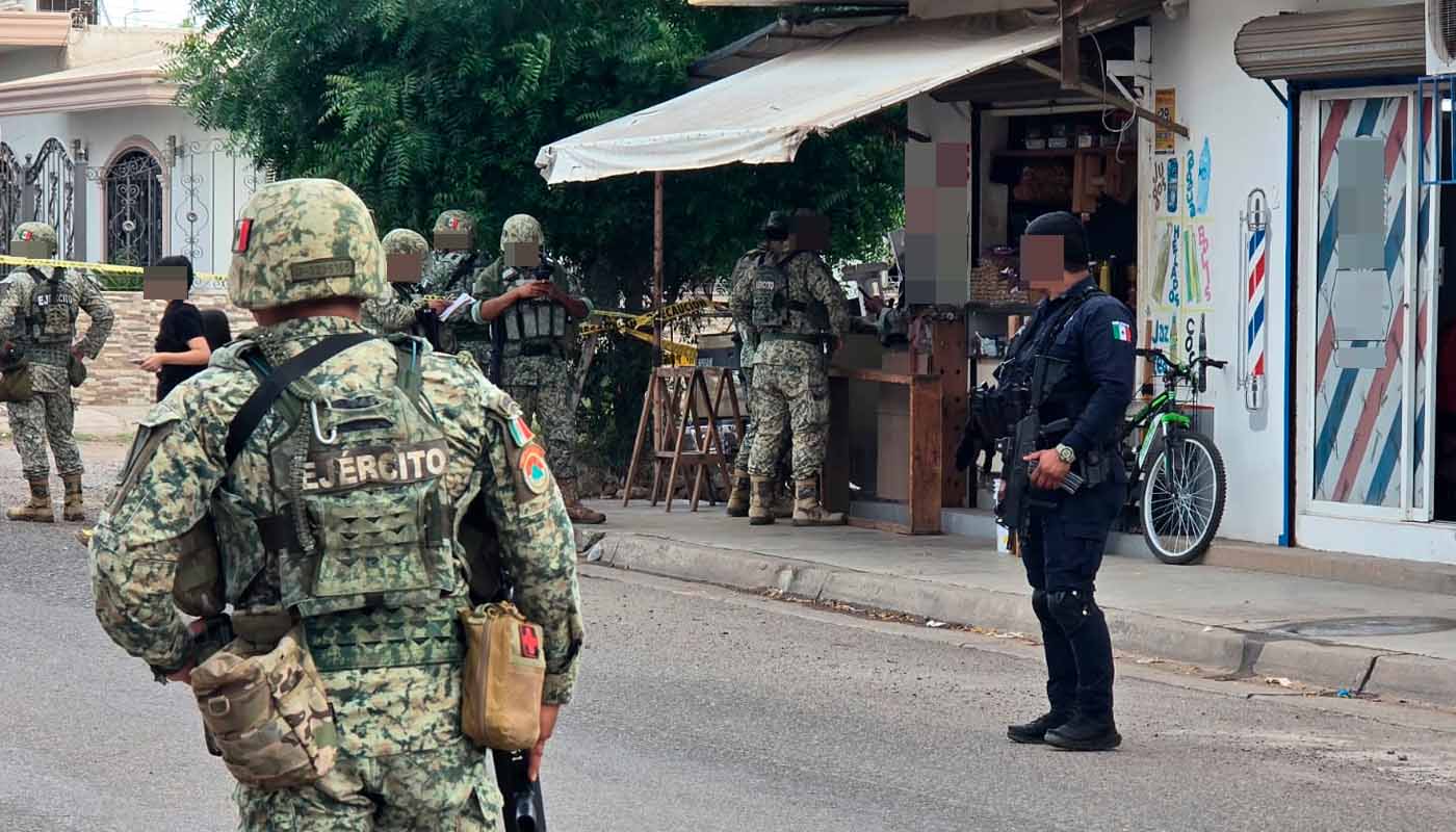 Asesinan a balazos a mujer en barbería de Culiacán