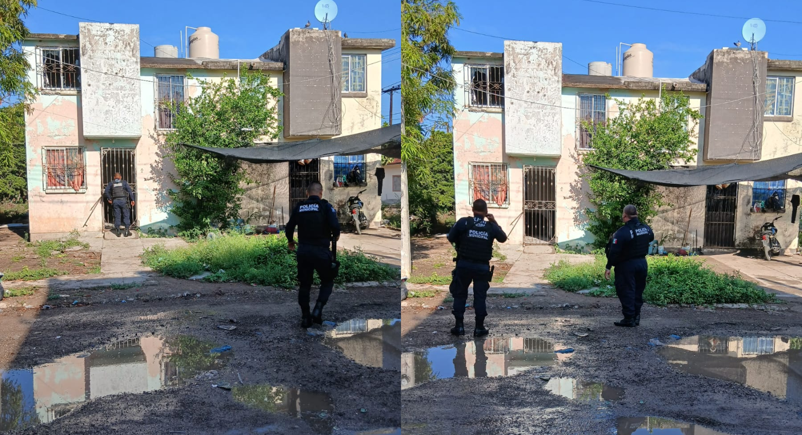 Balean una vivienda