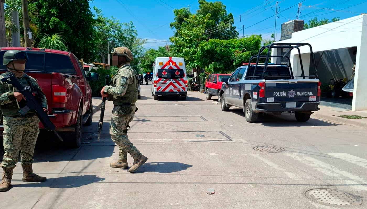 Balean a hombre frente a domicilio en Culiacán