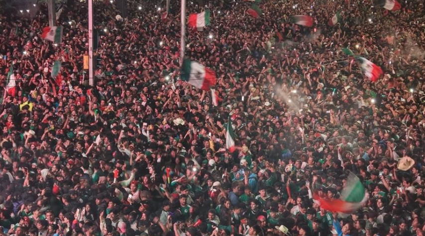 Aficionados de la selección mexicana