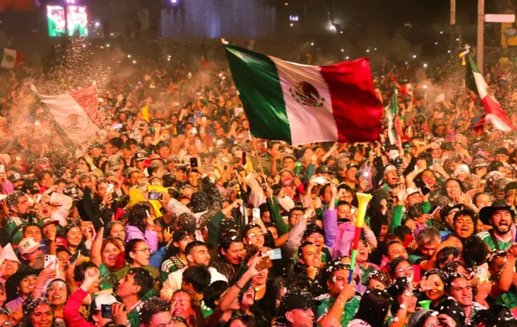Aficionados de la selección mexicana