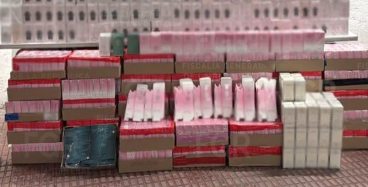 FGR asegura más de 2 mil perfumes falsificados en Gustavo A. Madero