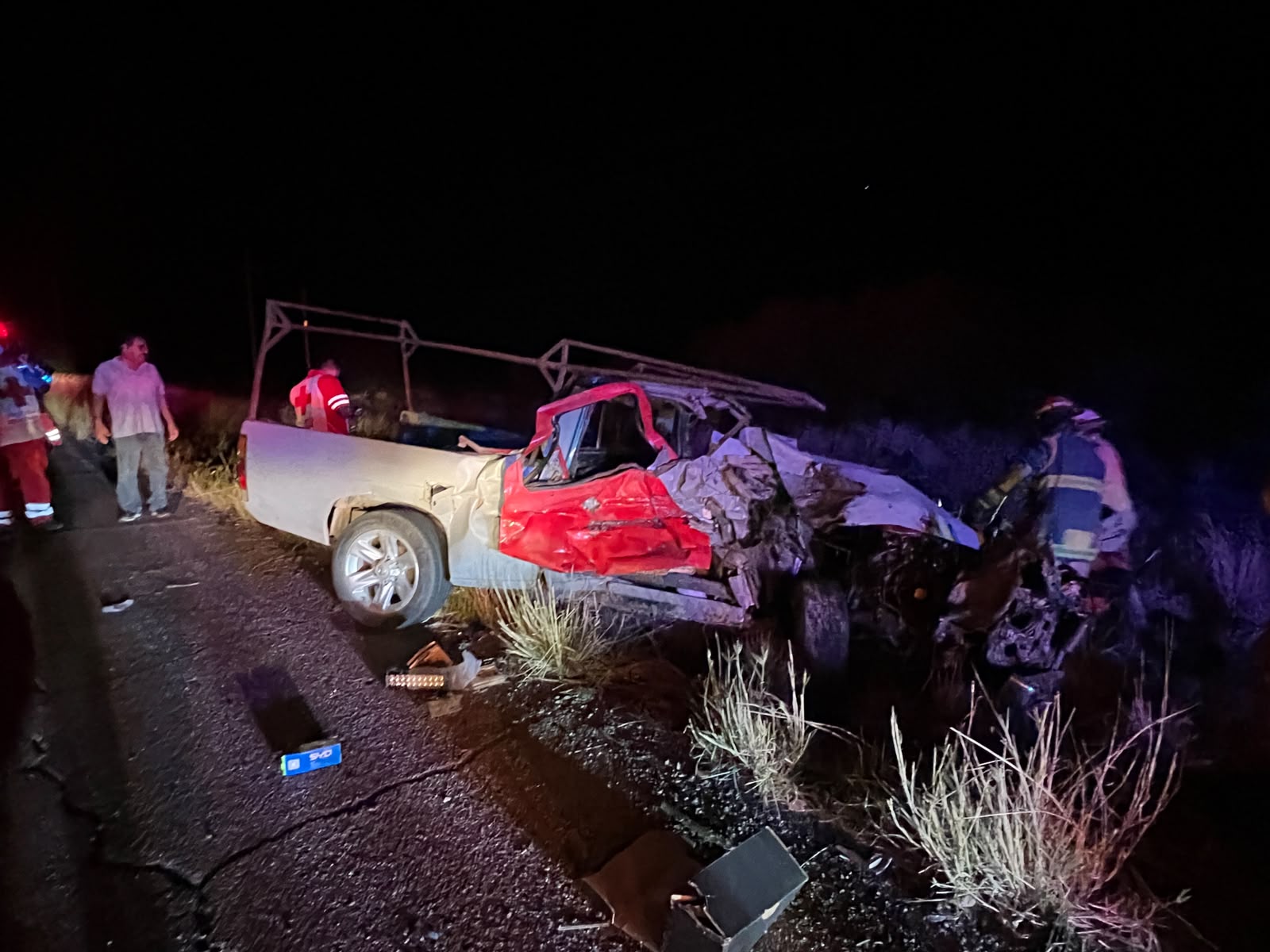Choque en la carretera Los Mochis-Choix, El Fuerte