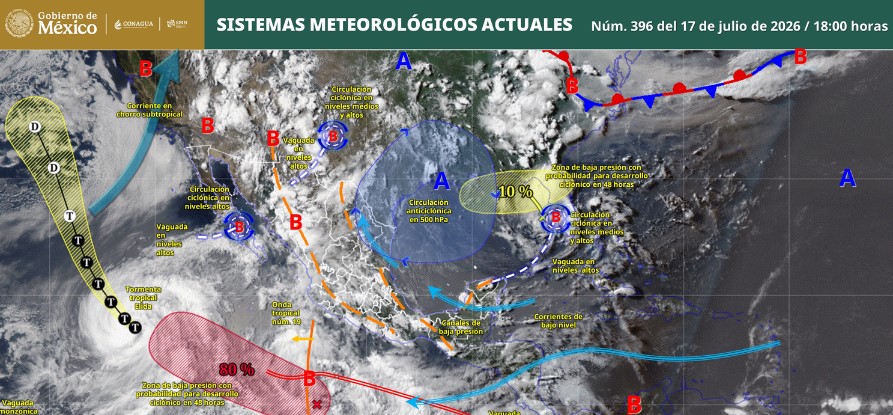 Lluvias, vientos y más: estas serán las condiciones del clima para la noche de este viernes