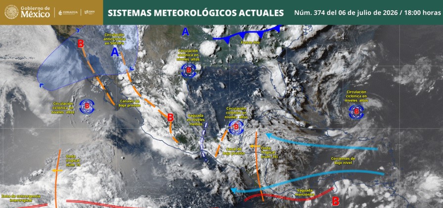 SMN alerta por lluvias puntuales intensas: revisa el pronóstico para esta noche