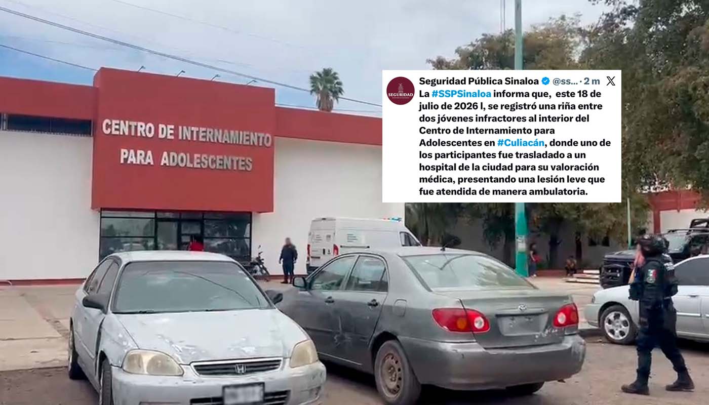 Confirman riña en Centro de Internamiento para Adolescentes