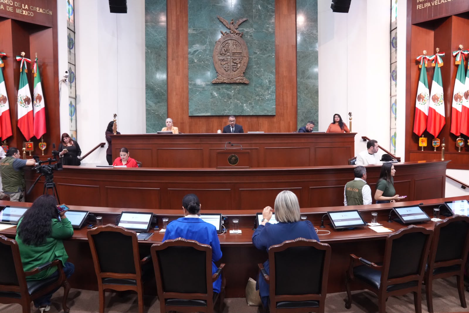 Pleno del Congreso de Sinaloa con diputados