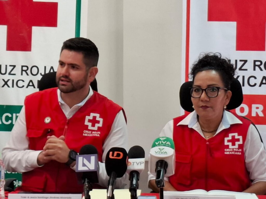 Conferencia de prensa de Cruz Roja