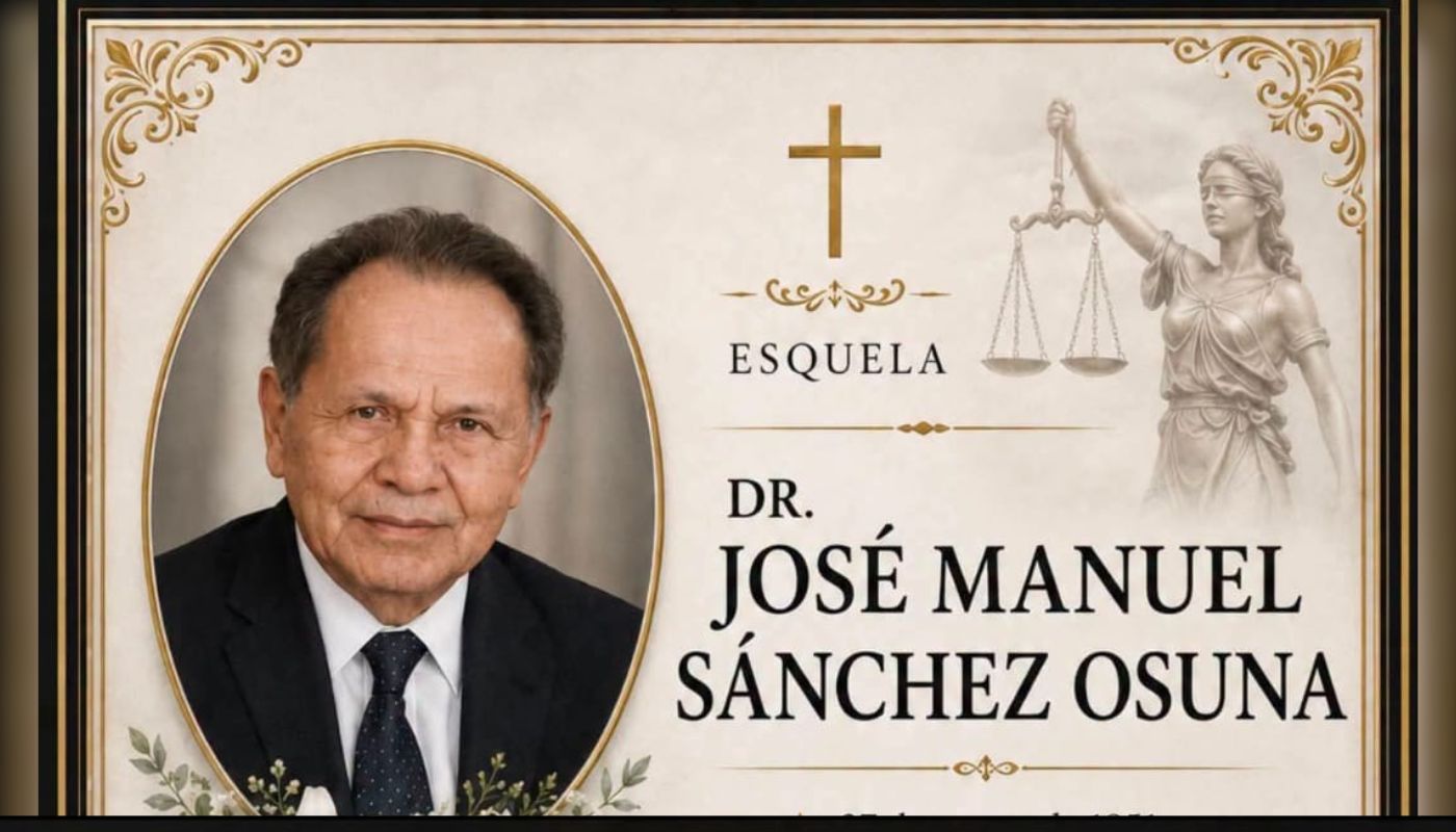 Esquela por el fallecimiento de José Manuel Sánchez Osuna