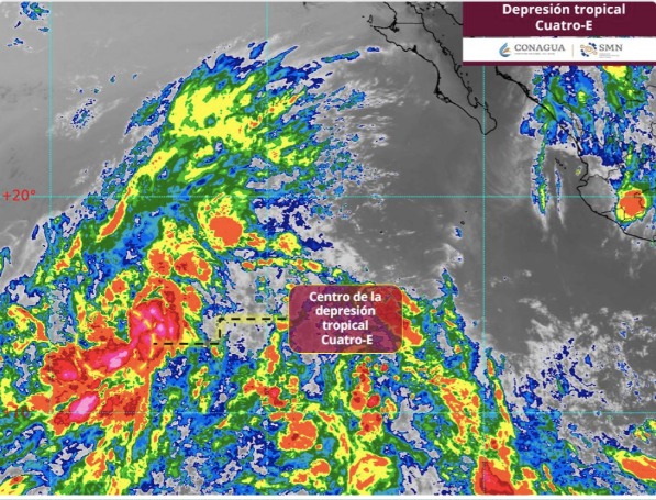 Depresión tropical Cuatro-E