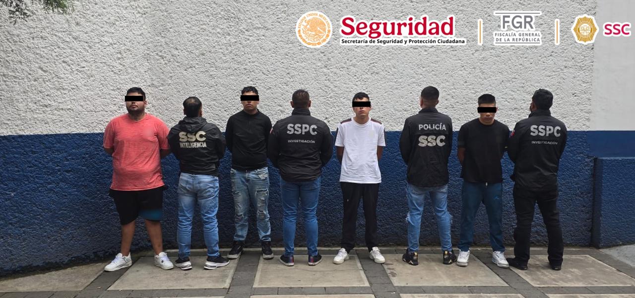 Caen 4 presuntos miembros de célula criminal dedicada a la extorsión en la CDMX