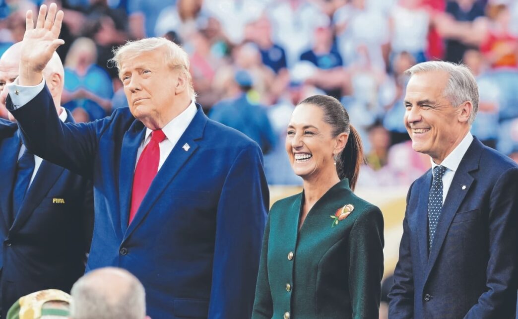 Donald Trump, Sheinbaum y Carney