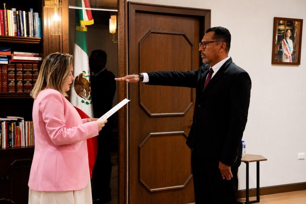 Yeraldine Bonilla con Efraín Barrios