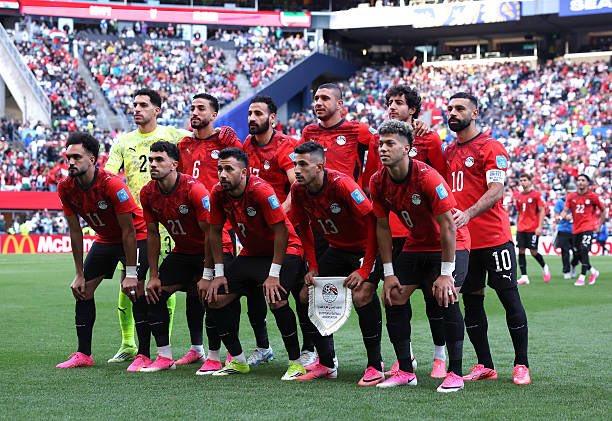 Once jugadores de Egipto