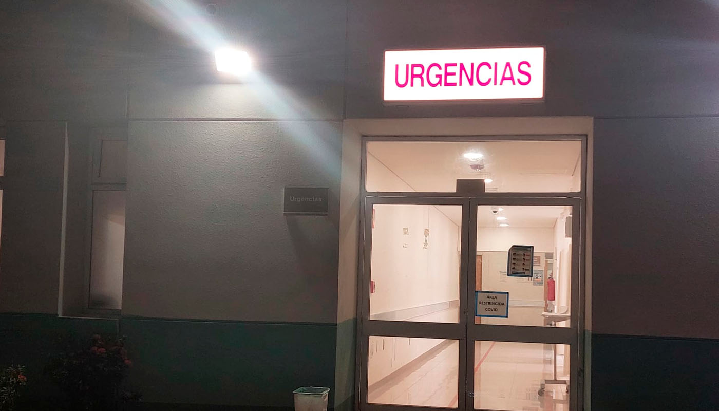 Entrada a urgencias en hospital de Mazatlán